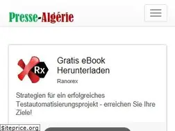 Sites similar to presse-algerie.net