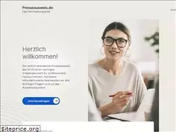 Sites similar to presseausweis.de