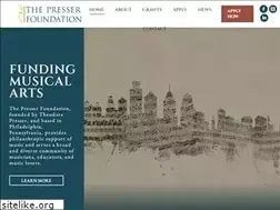 Sites similar to presserfoundation.org