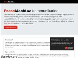 Sites similar to pressmachine.se