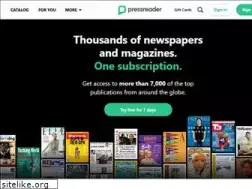 Sites similar to pressreader.com