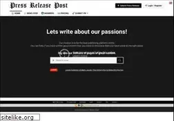 Sites similar to pressreleasepost.com