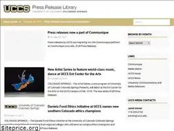 Sites similar to pressreleases.uccs.edu