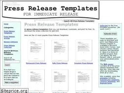 Sites similar to pressreleasetemplates.net