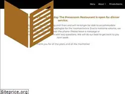 Sites similar to pressroomrestaurant.com