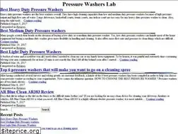 Sites similar to pressurewasherslab.com