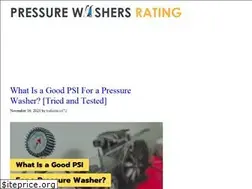 Sites similar to pressurewashersrating.com