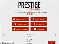Sites similar to prestige-motor-sales.com