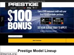 Sites similar to prestigecdjr.com