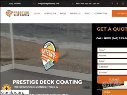Sites similar to prestigedecking.com