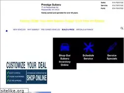 Sites similar to prestigeimportssubaru.com
