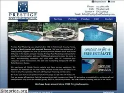 Sites similar to prestigepoolplastering.com