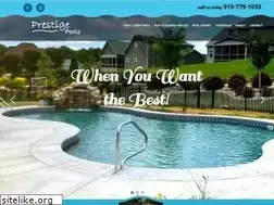 Sites similar to prestigepoolsnc.com