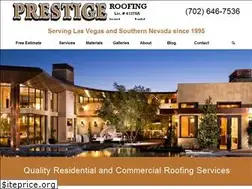 Sites similar to prestigeroofinglv.com