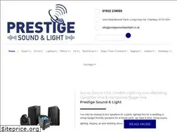 Sites similar to prestigesoundandlight.co.uk