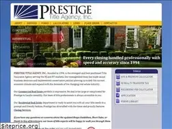 Sites similar to prestigetitle.net