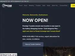 Sites similar to prestigetuxedo.com