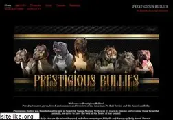 Sites similar to prestigiousbullies.com