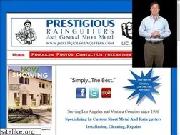 Sites similar to prestigiousraingutters.com