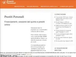 Sites similar to prestitipersonali.com