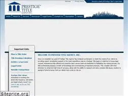 Sites similar to prestitle.com