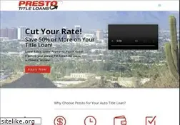 Sites similar to prestoautoloans.com