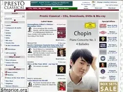 Sites similar to prestoclassical.co.uk
