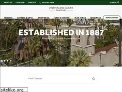 Sites similar to preston-simonsmortuary.com