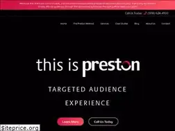 Sites similar to prestonevents.com