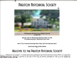 Sites similar to prestonhistoricalsociety.com