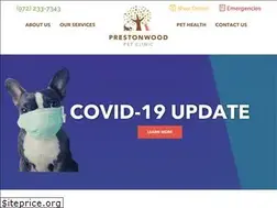 Sites similar to prestonwoodpetclinic.com