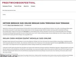 Sites similar to prestwichbookfestival.net