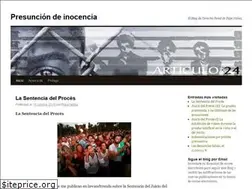 Sites similar to presunciondeinocencia.net