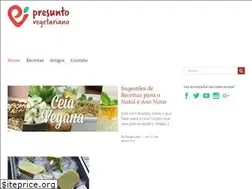 Sites similar to presuntovegetariano.com.br