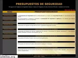 Sites similar to presupuestoseguridad.com