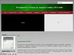 Sites similar to presupuestoygenero.net