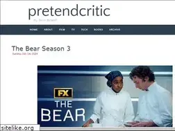Sites similar to pretendcritic.com