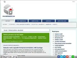 Sites similar to pretimmobilier.com