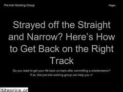 Sites similar to pretrialworkinggroup.org