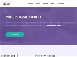Sites similar to prettybasicmerch.net