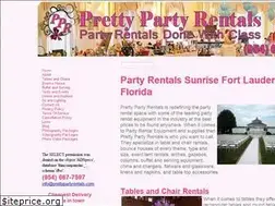 Sites similar to prettypartyrentals.com