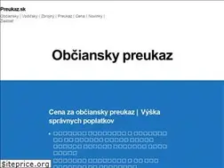 Sites similar to preukaz.sk