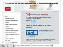 Sites similar to prevencionmadrid.es