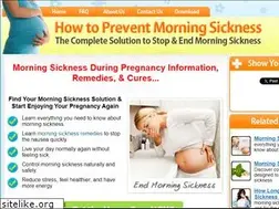 Sites similar to preventmorningsickness.com