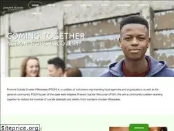 Sites similar to preventsuicidemke.com