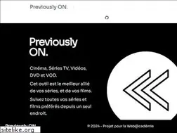 Sites similar to previously-on.com