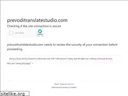 Sites similar to prevoditranslatestudio.com