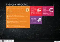 Sites similar to prevody-vypocty.cz