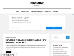 Sites similar to prgmine.com