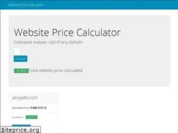 Sites similar to pricecalculator.website